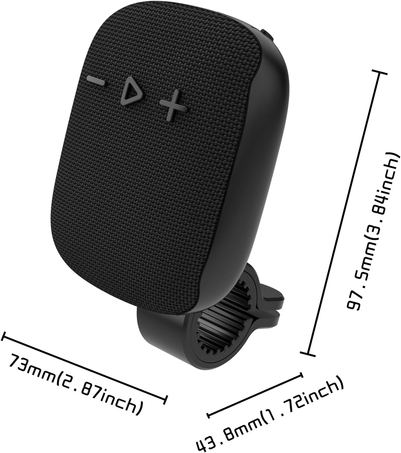Generic Bluetooth Handlebar Speaker, Wireless Waterproof Portable Bicycle Speakers for Biking, Hiking and Camping