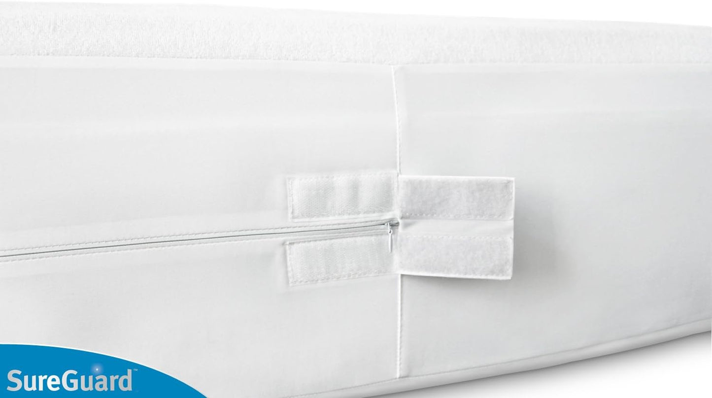 SureGuard King Mattress Encasement - 100% Waterproof, Bed Bug Proof & Hypoallergenic | Deep 17-20 in. Cover