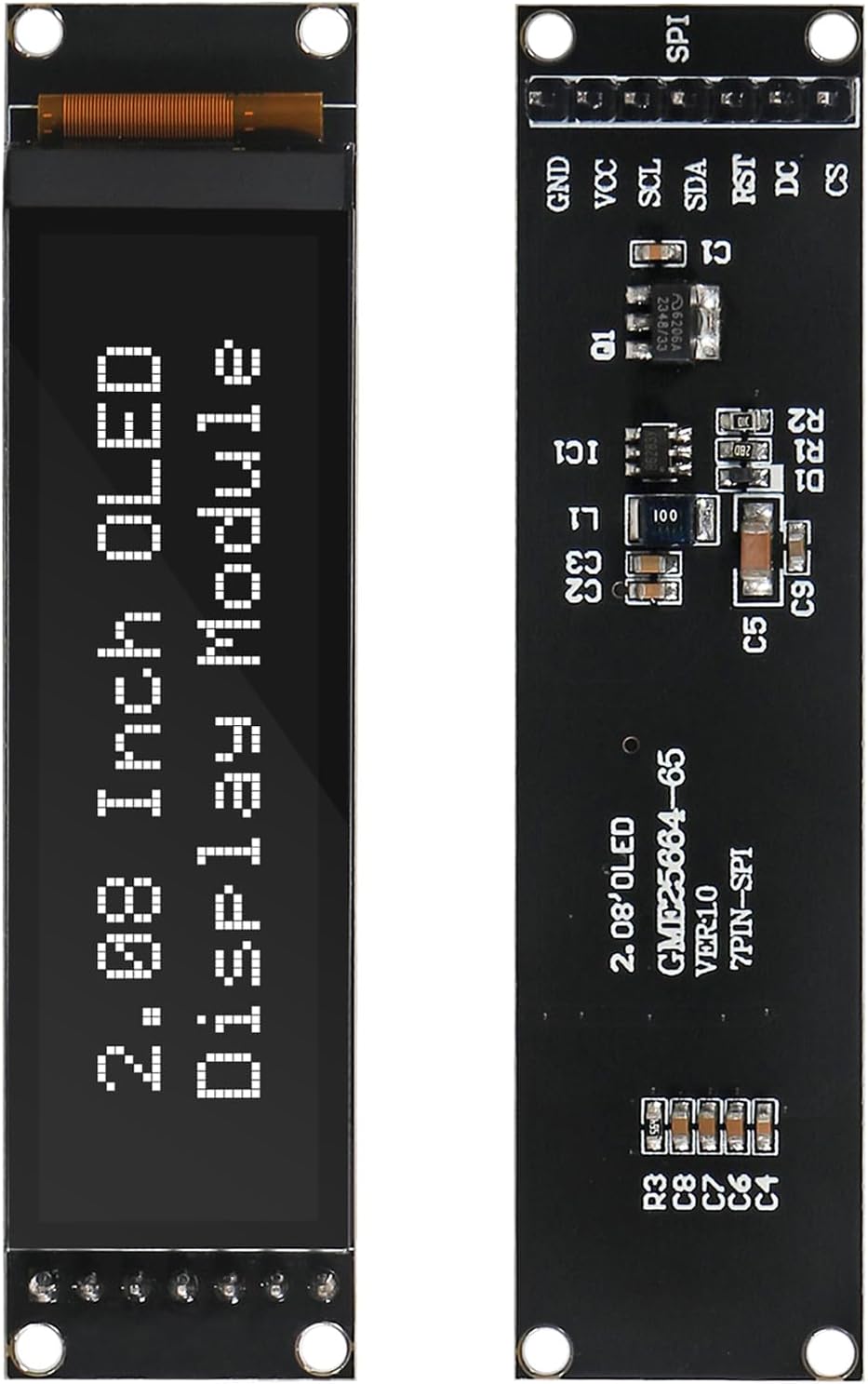 D-FLIFE 2.08" SH1122 256x64 2.08 Inch 256 64 7 4 16 OLED Display Module * OLED LCD Display SPI Pin Wires Supports