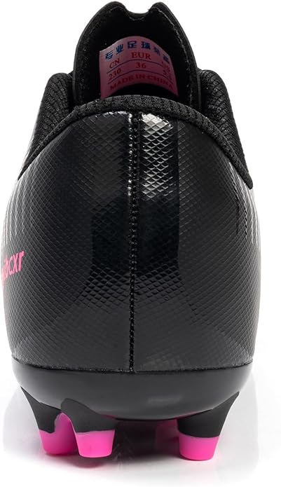 Women Soccer Cleats Lace-Up Turf Football Shoes Indoor Outdoor Low-Top Fustal Soccer Training