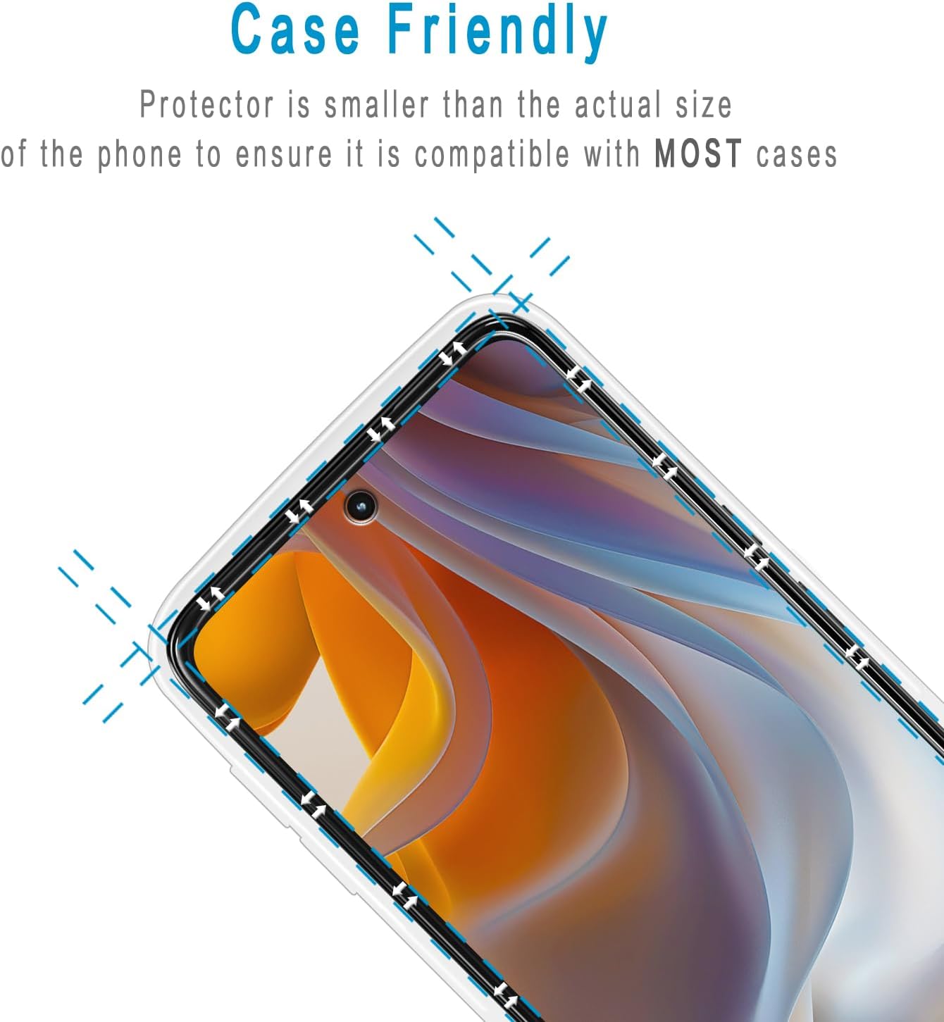 2 Pack 5G (2025) Designed for Motorola Moto G Tempered Glass Screen Protector, Anti Scratch, Bubble Free