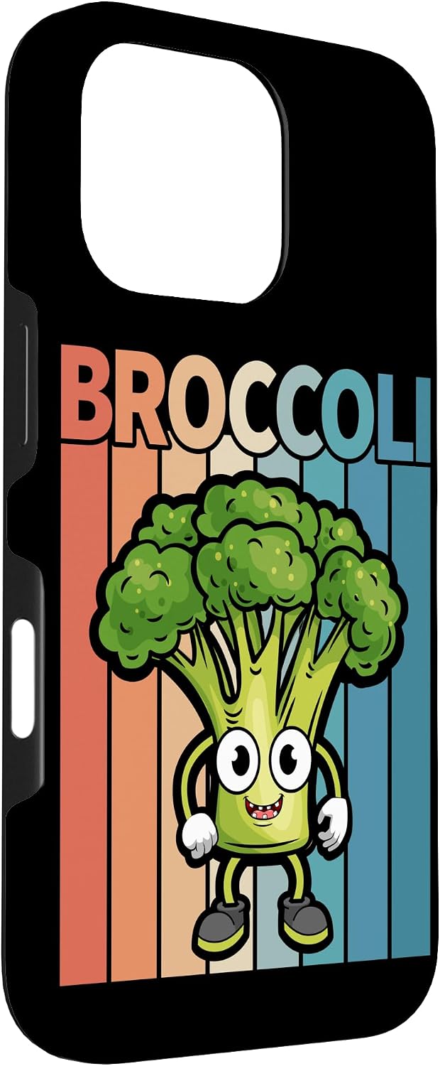 Broccoli, Team Broccoli 16 Broccoli Healthy Vegan Team Vegetables Health Case for iPhone Pro