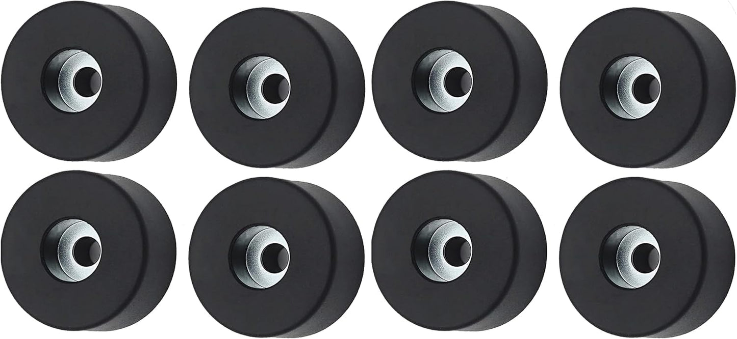8PCS 192310GS Anti Vibration Rubber Feet with Nuts & Washers - Air Compressor Isolation Pads Compatible with Coleman Powermate 094-0026, Sanborn E106661, Replaces for Briggs & Stratton 192310GS