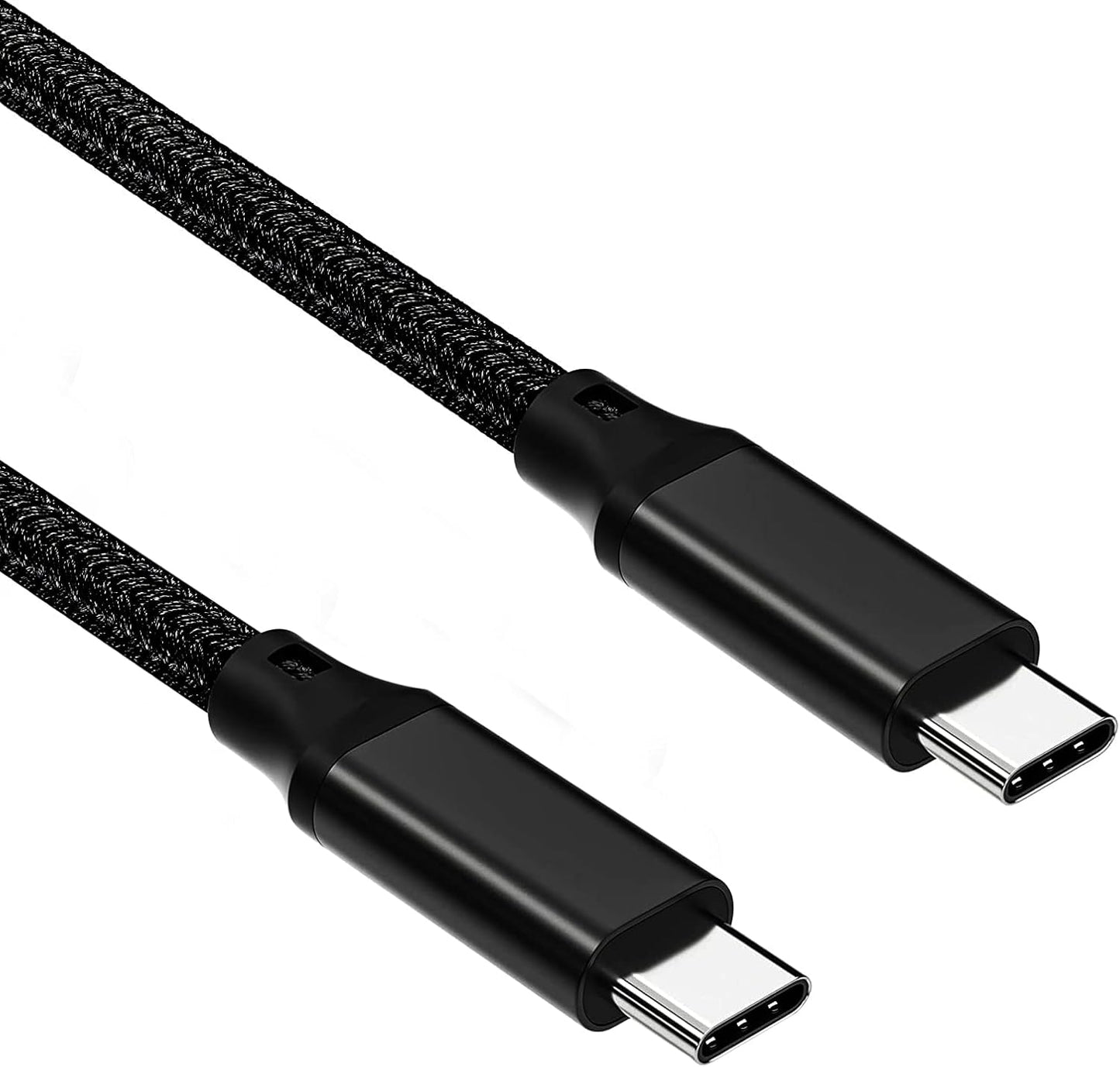 Elfesoul 3.2 2 16.5ft 4K 20Gbps 100W USB C to C Cable, Gen USB-C Cord - UHD PD Fast Charging Cable for MacBook Pro