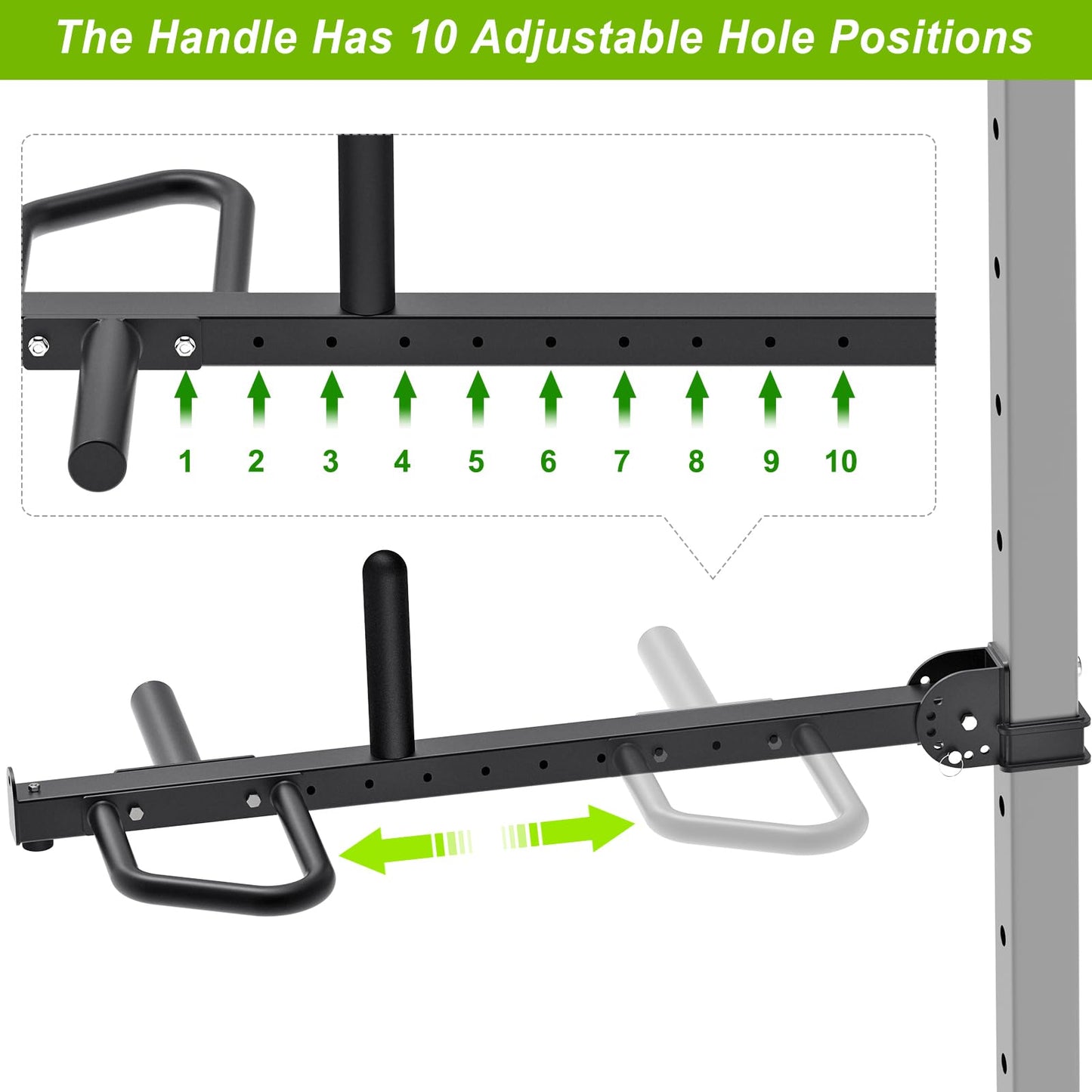 SELEWARE Adjustable Lever Arms Jammer Arms for 3'' x 3'' Power Racks with 5/8" or 1" Holes, Heavy Duty Versatile Lever Arm Attachment for Gym Rows, Pushes, Deadlifts, Belt Squats, Curls and More