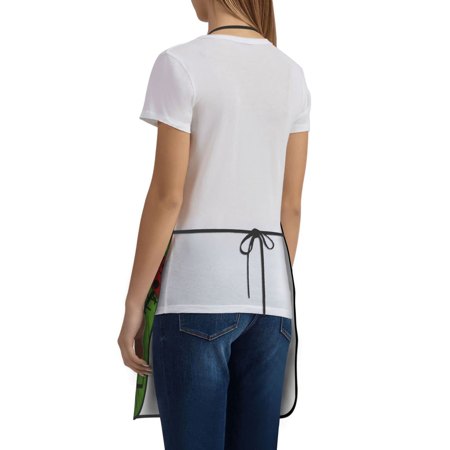 DCEHGEW Apron Gift Leaves And Ladybugs Print Apron,Women Girls Cooking Kitchen Apron With Pockets