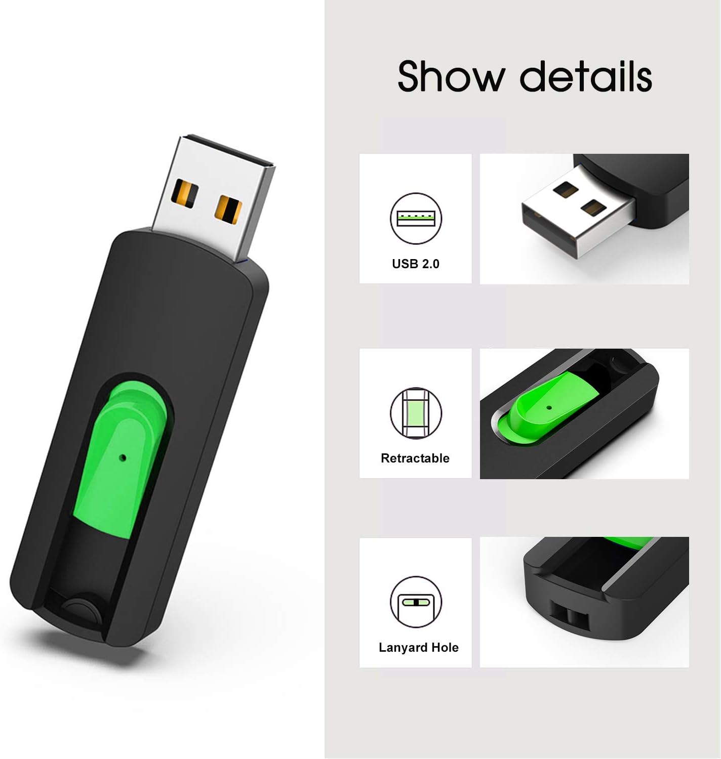 Aiibe 128GB 128 2.0 128GB 128G Flash Drive USB Flash Drive GB Thumb Drive USB Memory Stick Zip Drive Backup Jump Drive
