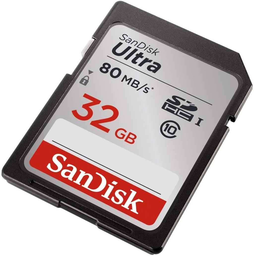 Sandisk 32GB 10 80MB/s (SDSDUNC-032G-GN6IN) Ultra Class SDHC UHS-I Memory Card up