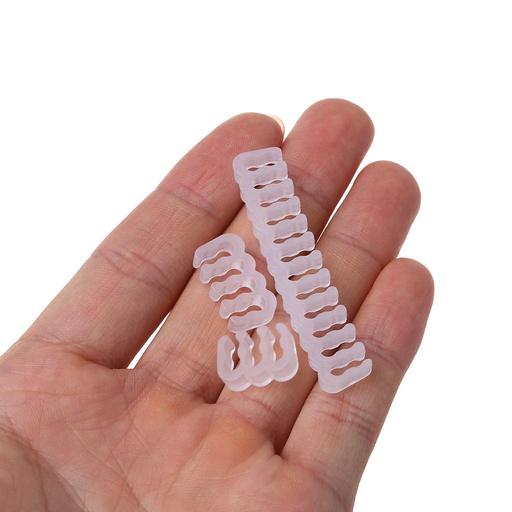 Rooyar 2.5-3.2mm 4/8/6 /24Pin PP Cables Comb Clamp Clip Dresser for PC Power Cables Wiring for PC GPU Collect Clips