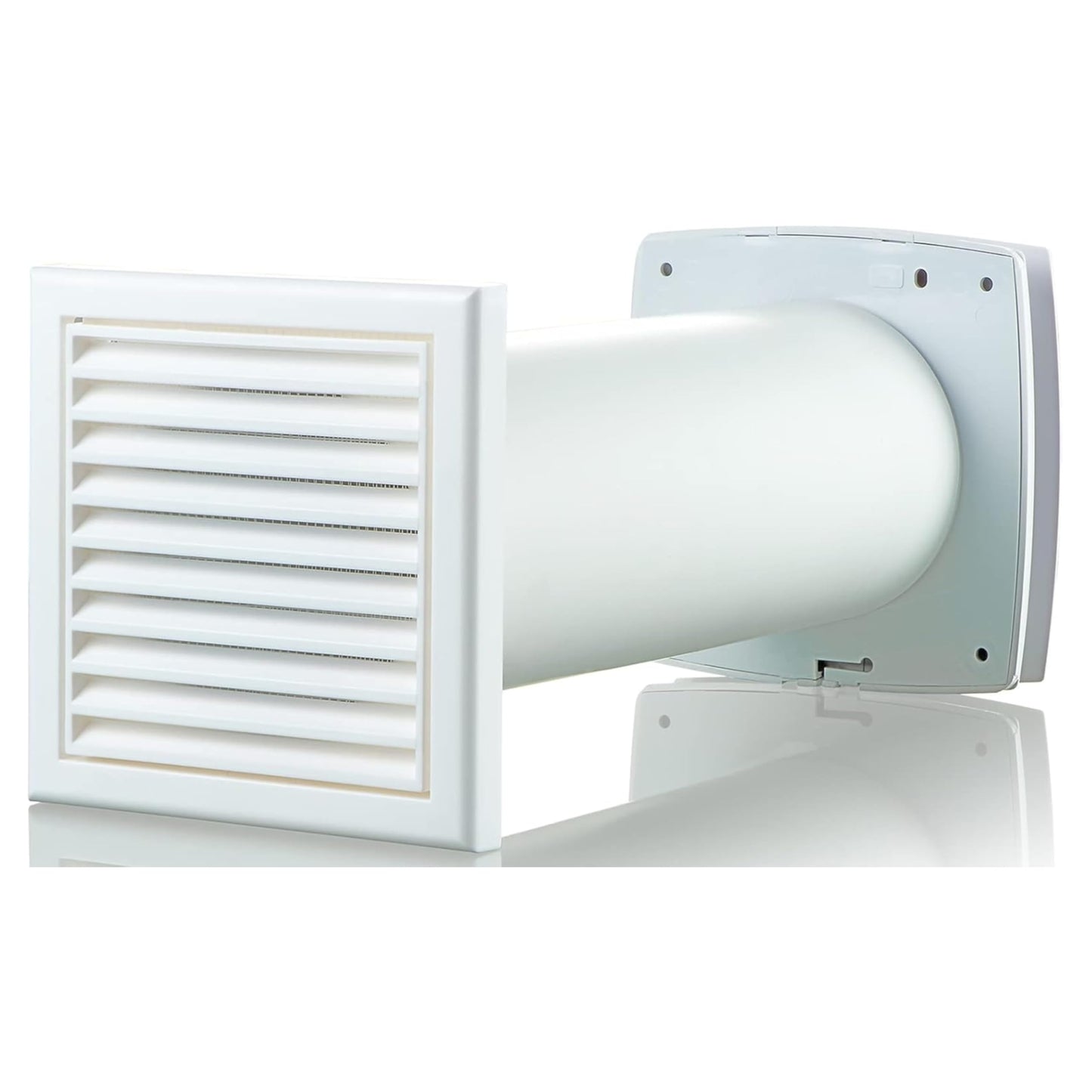 VENTS-US GK 150 LD - Easy to Install 6" Through The Wall Exhaust Fan with 109 CFM - Built to Remove Moisture, Harmful Fumes, Vapors, Odors, Humidity, and Common Indoor Air Pollutants