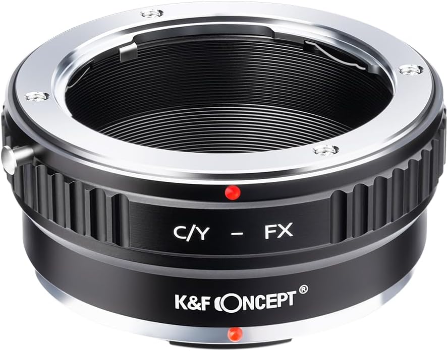 K&F CONCEPT X-Pro1 Lens Mount Adapter Compatible with Contax/Yashica (Also Know as c/y) Lens to Fujifilm Mirrorless