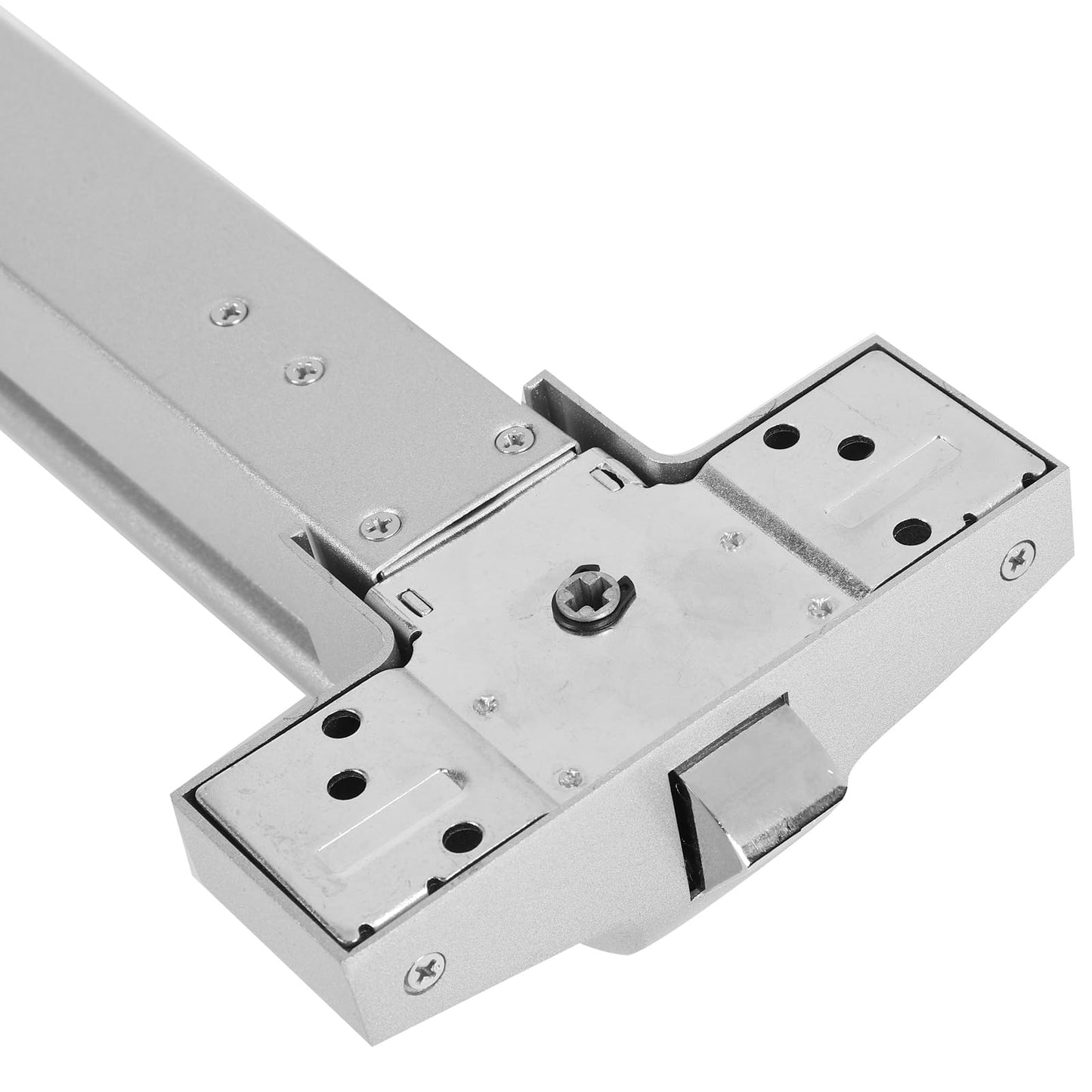 CHEOTIME 65cm Push Rod Lock Electroplated Steel Escape Lock Set Suitable for Fire Emergency Safety Exit Door Door Push Rod Emergency Exit Device Emergency Lock Stainless Steel