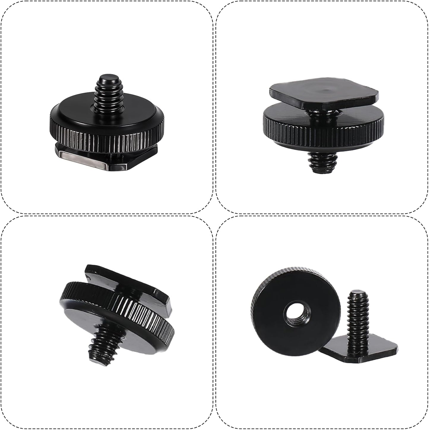 FdcLixuvol 4 1/4 Inch Pcs Camera Adapter Screws, Compatible with Versatile Flash Hot Shoe Mounts for DSLR Camera Rigs