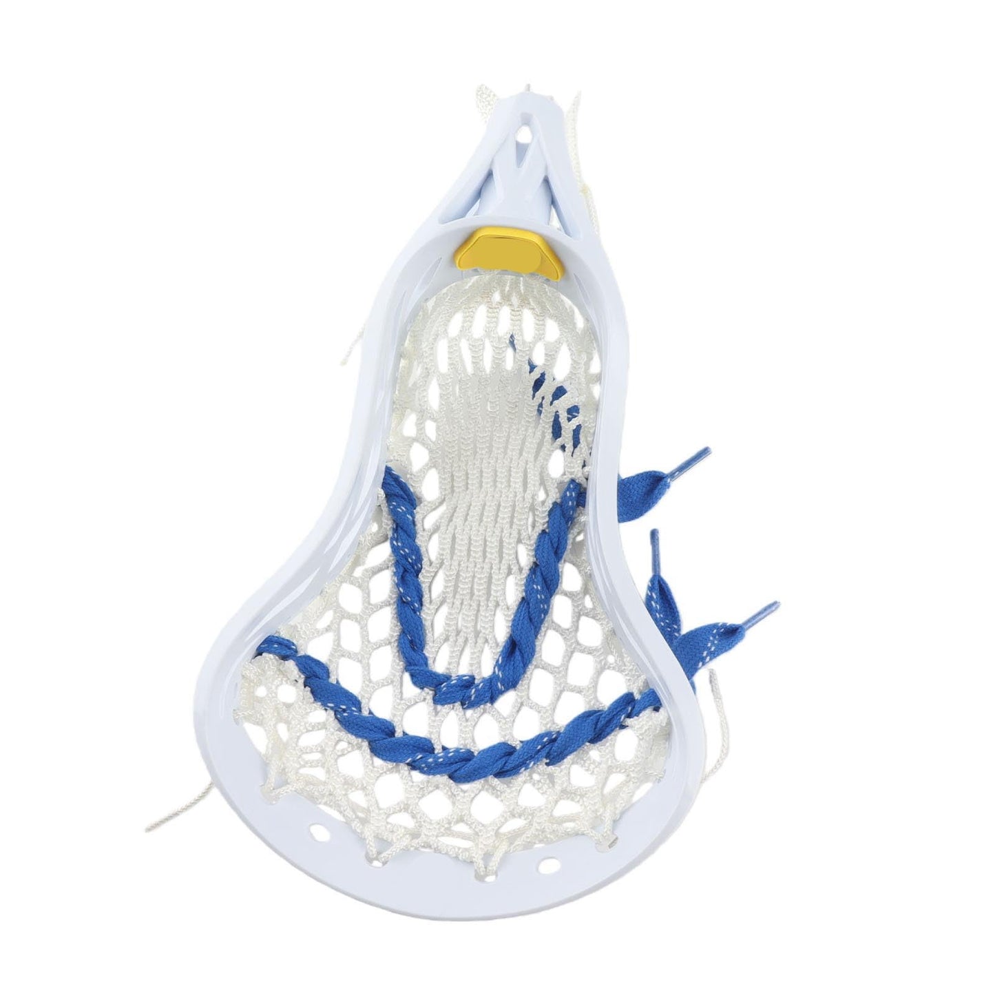 Dioche Lacrosse Head Mesh Strung - Durable Nylon Lacrosse Stick Head for Training & Competition - Easy Installation & Enhanced Control