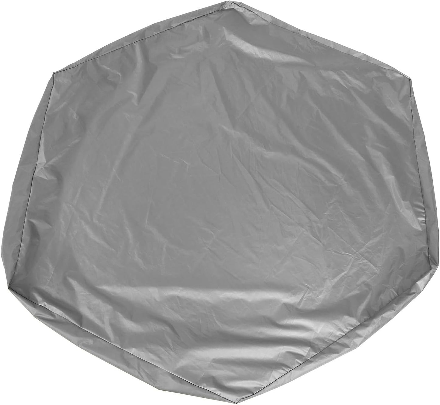 Blaihild 140x120 Cm Sandbox Cover, Pool Cover with Drawstring, for Garden Sandpit and Sand Toys (Grey)