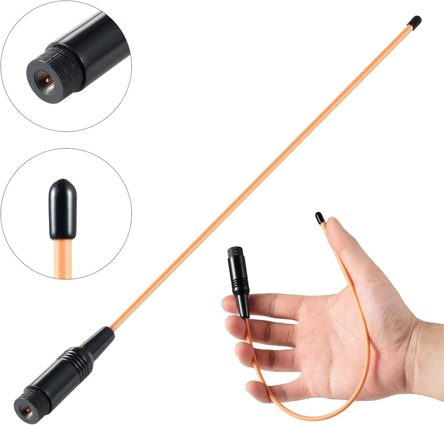 eifagur 100 200 200i 220 320 430, Extended Long Range Upgrade Flexible Receiver Orange Antenna for Garmin GPS Alpha