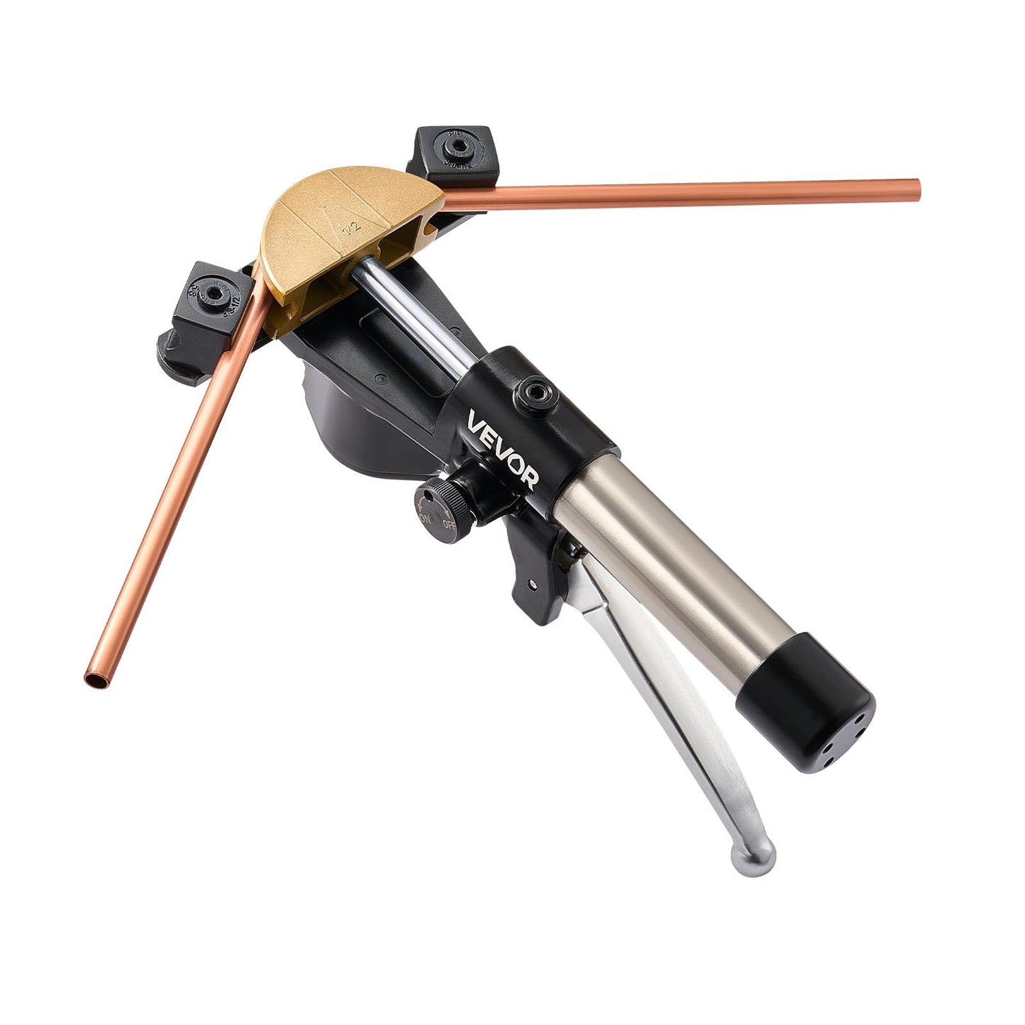 VEVOR Hydraulic Tubing Bender Kit, 1/4 to 7/8 Inch, Copper Tube Pipe Bender, Forward/Reverse HVAC Bending Tool, with 7 Color Aluminium Alloy Dies, for HVAC Air Conditioning Refrigeration Auto Repair