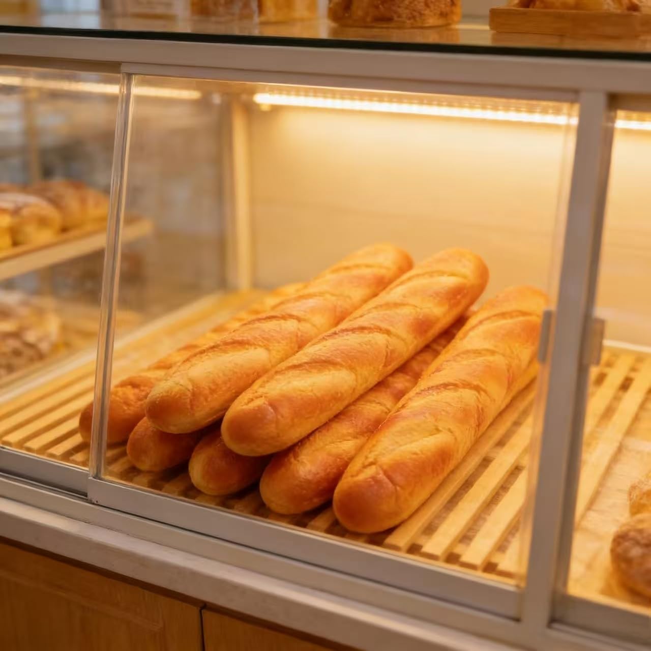 MHFOOU 13.6IN Artificial French Baguette Bread, Realistic Fake Loaf Simulation Baguette Simulation French Loaf Dessert