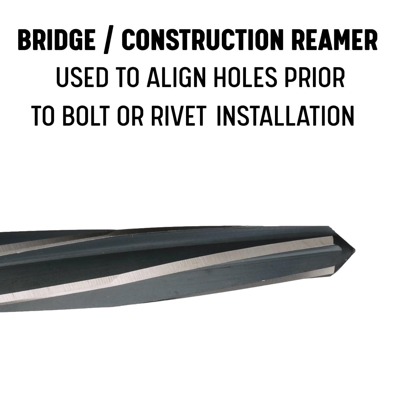 Drill America 1-1/16" Bridge/Construction Reamer with Magnetic Hex Shank, DWR Series