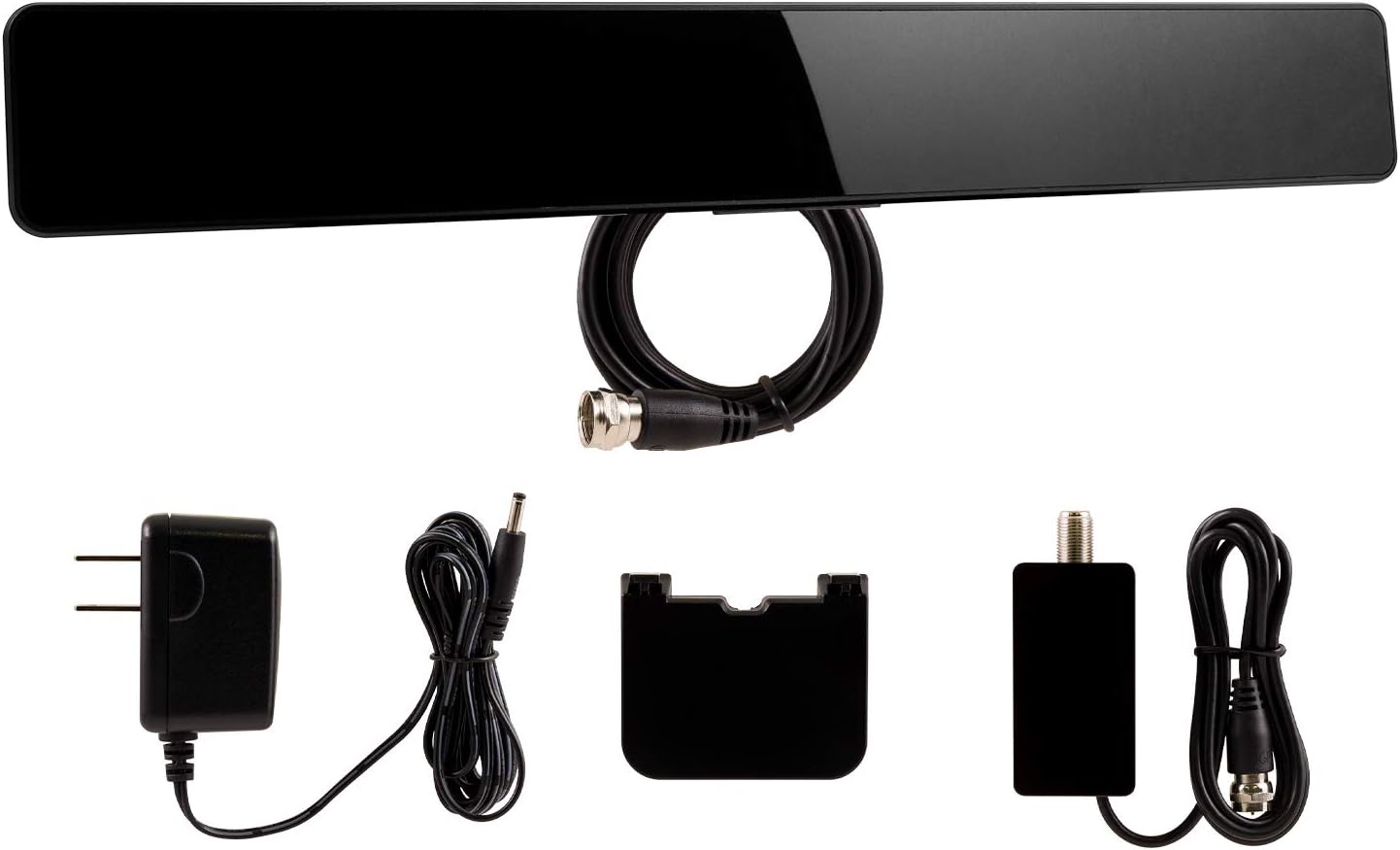 UltraPro 4K 1080P 47331 Amplified TV Antenna, Indoor Bar Design, Long Range, Supports HD Digital VHF UHF, Smart TV