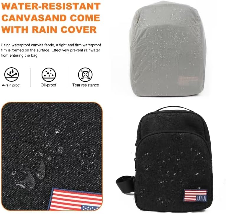 Besnfoto Camera Bag Crossbody Small Cute Camera Bag Purse Waterproof Travel Shoulder Case Sling Designer for Mirrorless