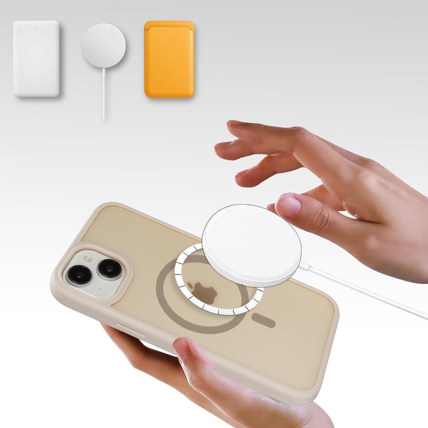 CoozCase 15 15 for iPhone Case with Built-in Screen Protector Anti-Scratch,for Apple iPhone Protective Phone