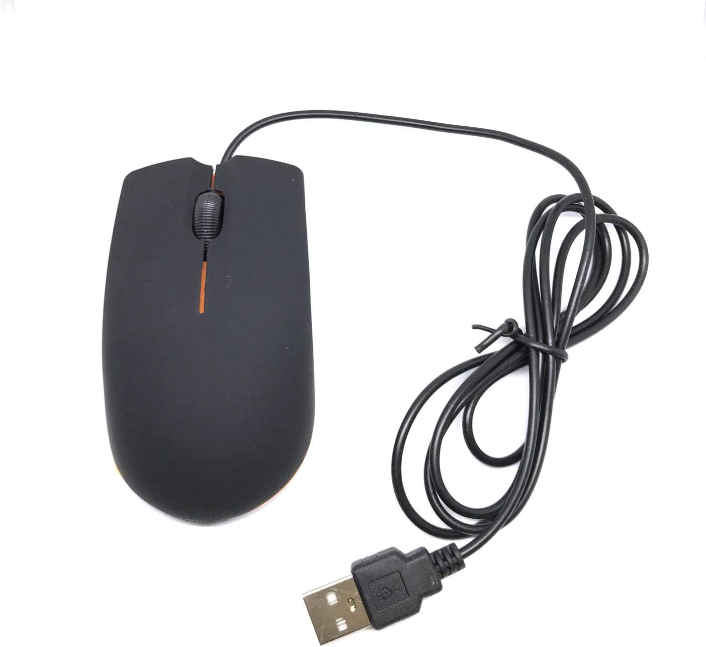 TFD Supplies 3 4 Pack - Wired Button Optical Computer Mouse - - Bulk Computer Mice