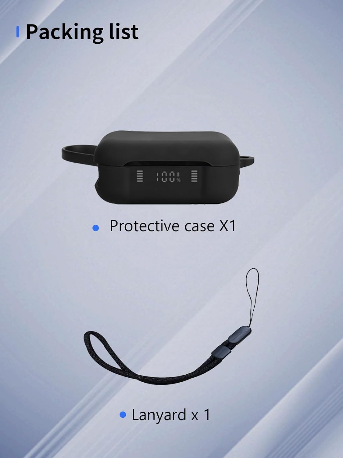 UYRUREL P41i Case for soundcore Active Noise Cancelling Earbuds,Premium Silicone Shockproof Protection Skin Touch