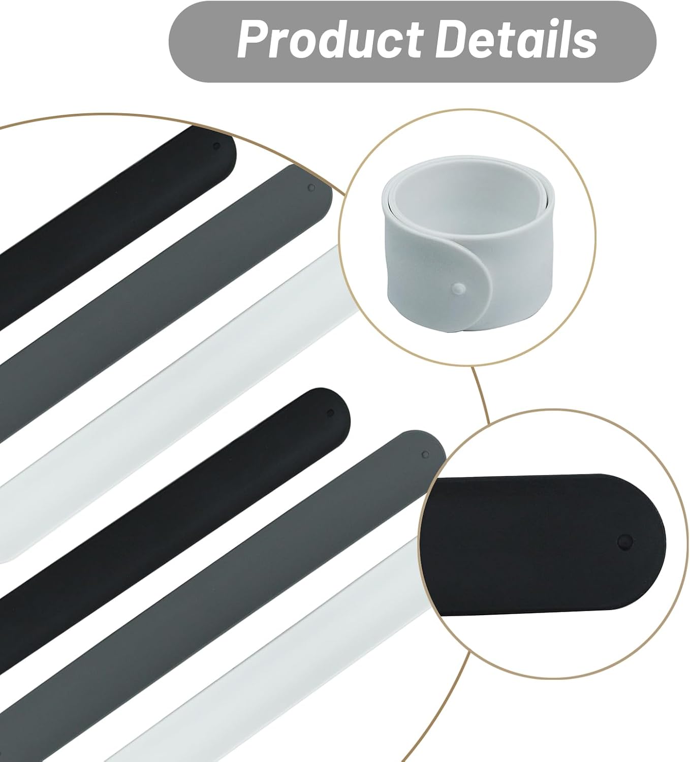 REDANHA Wrapping Paper Holder - 12 Silicone-Covered Metal Strips for Organized Gift Storage
