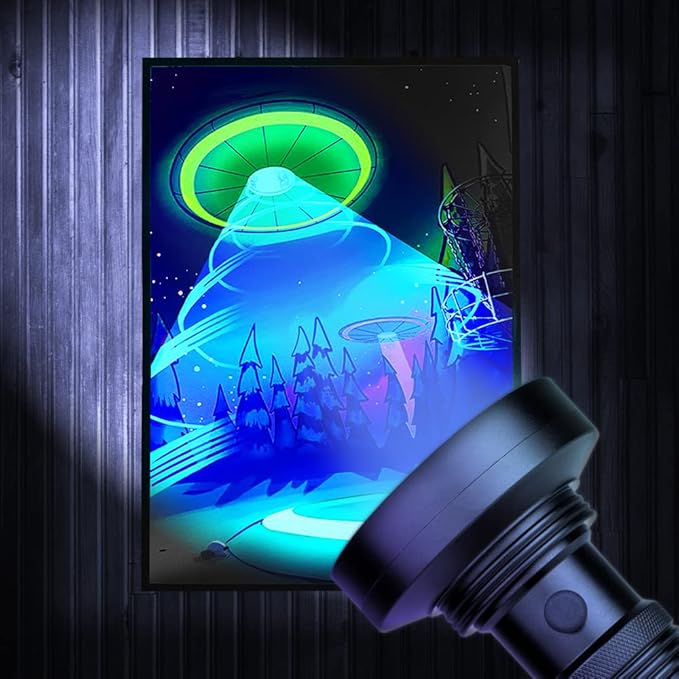 MVP Disc Sports Eclipse UV Flashlight Glow Golf Disc Charging Light - Extra Large