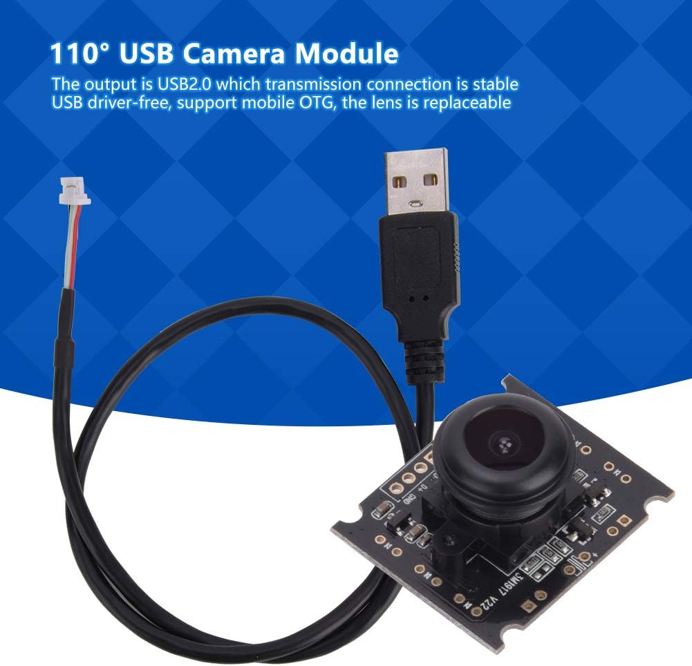 Eujgoov 110 OV3660 2048 1536 15 USB Camera Module Wide Angle Lens USB Camera Module Chip X Frames Per Second Support