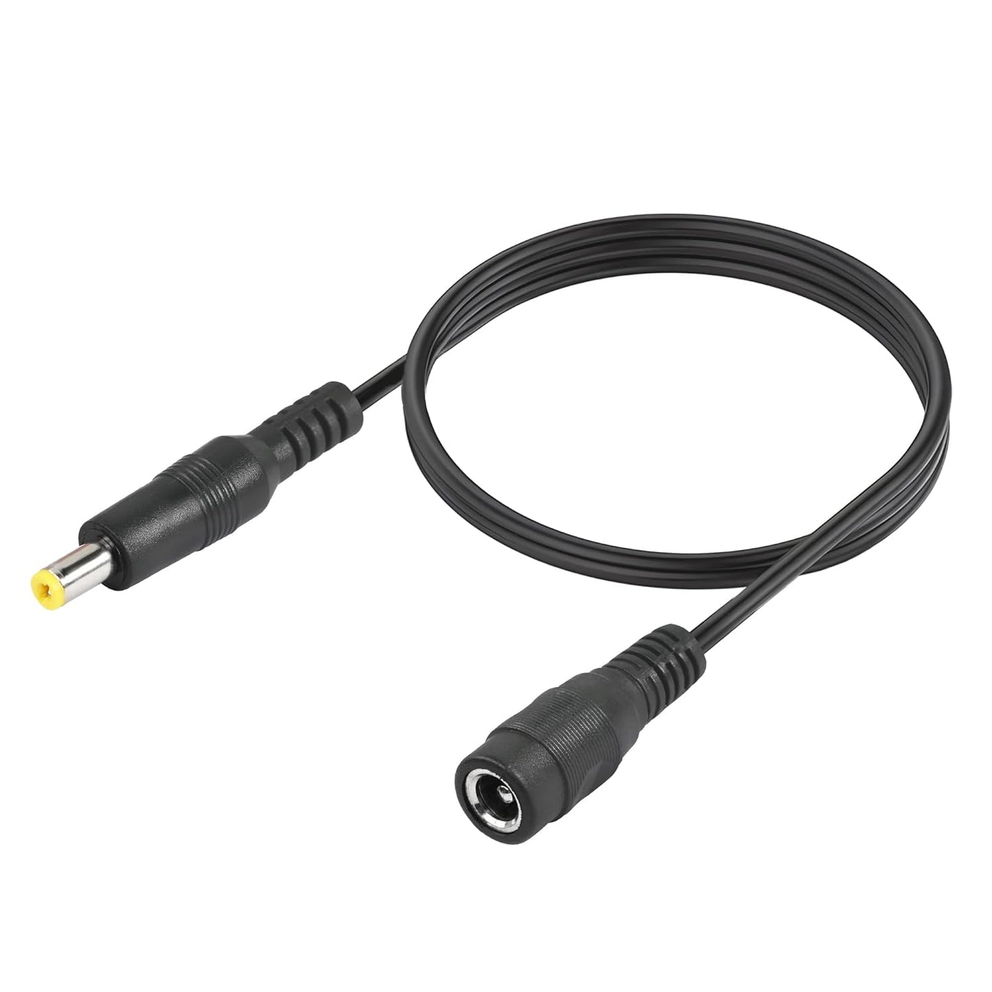YACSEJAO 5.5mm 2.1mm 12V More(3ft) DC Power Extension Cable x Male to Female Power Cord DC Power Supply Adapter
