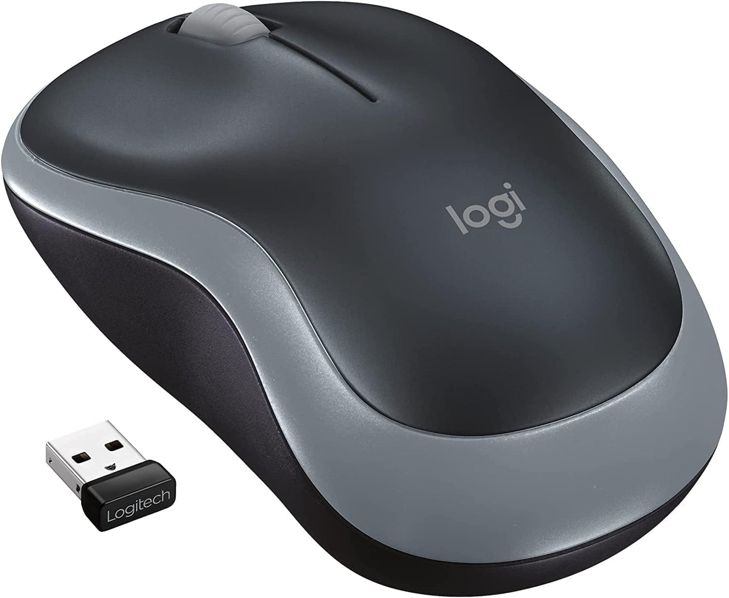 Logitech M185 Wireless Mouse (Swift Grey)
