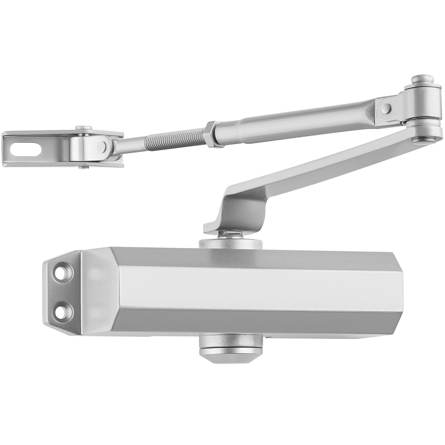 Door Closer for Interior and Light Commercial Door Use Power Size #3 Cast Aluminum Standard Duty Door Closer Automatic Closing and Latching - Embassy Series LH303