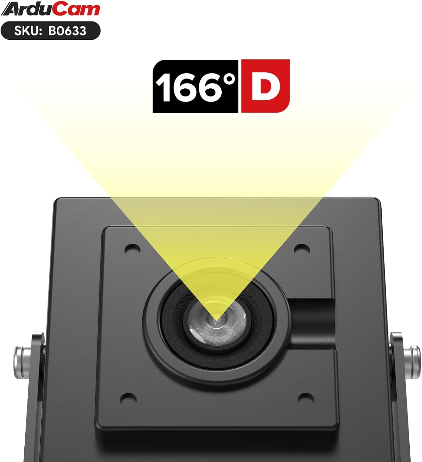 Arducam 160 VGA Global Shutter Color USB Camera Module, FPS@QQVGA High Speed Camera, Wide Angle UVC Webcam for Windows