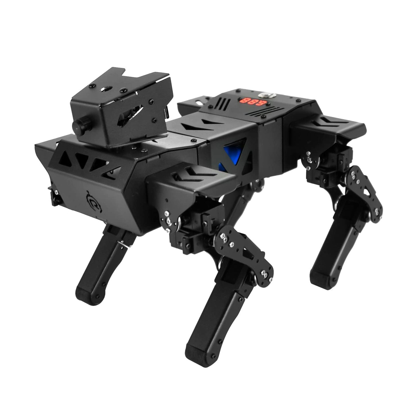 XiaoR Geek Smart Robot Dog Kit, 12 DOF Programmable Bionic Metal Learning Kit, Open Source ESP32 Educational Project for Adults, Wireless App Control(Basic Kit)