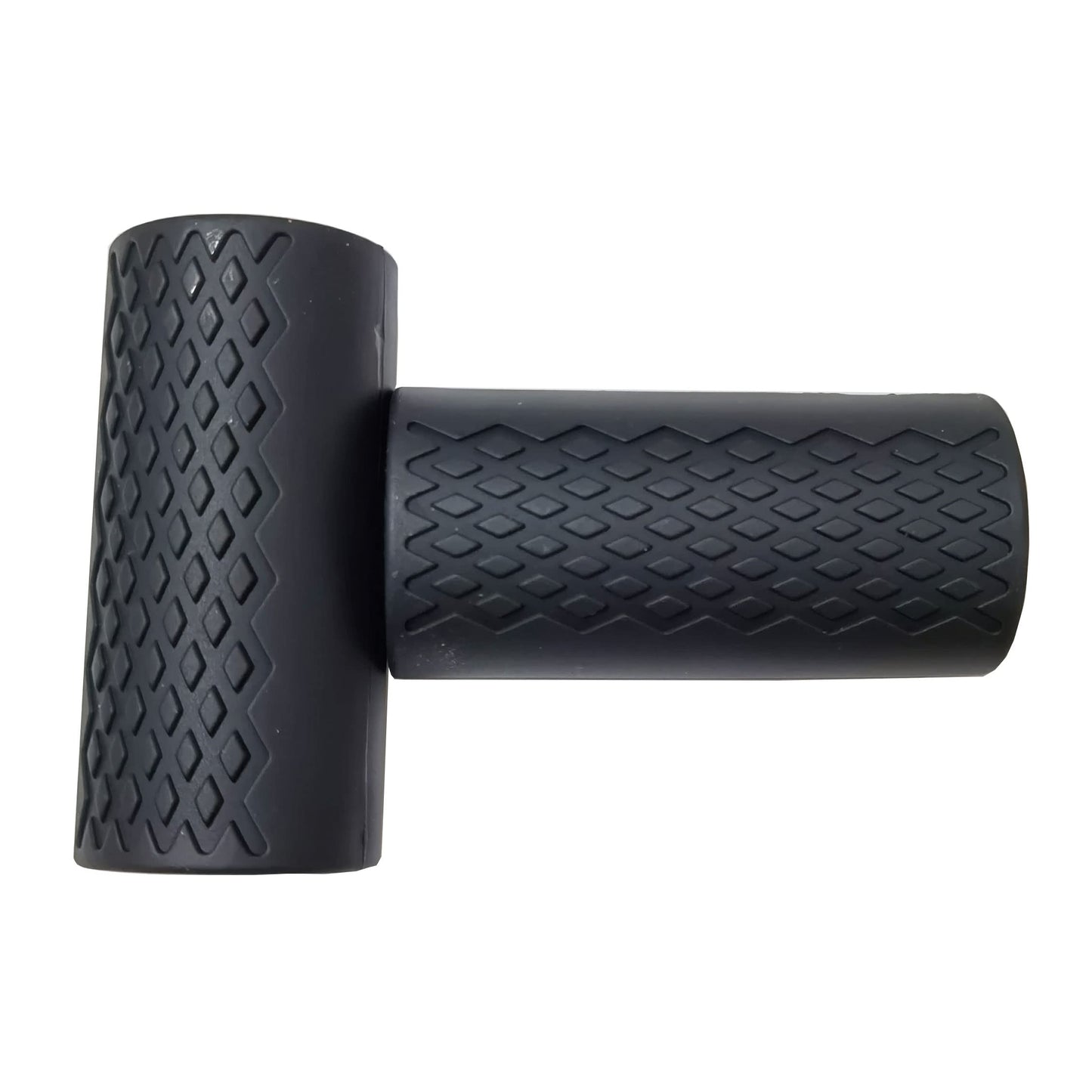 qibylift Pull Up Thick Bar Adapter, Weight Grip Bar Fit for Standard Barbell - Dumbbell Handle Grips, Silicone Rubber Barbell Grips for Weight Lifting Cable Attachments & Fitness Training (Black)