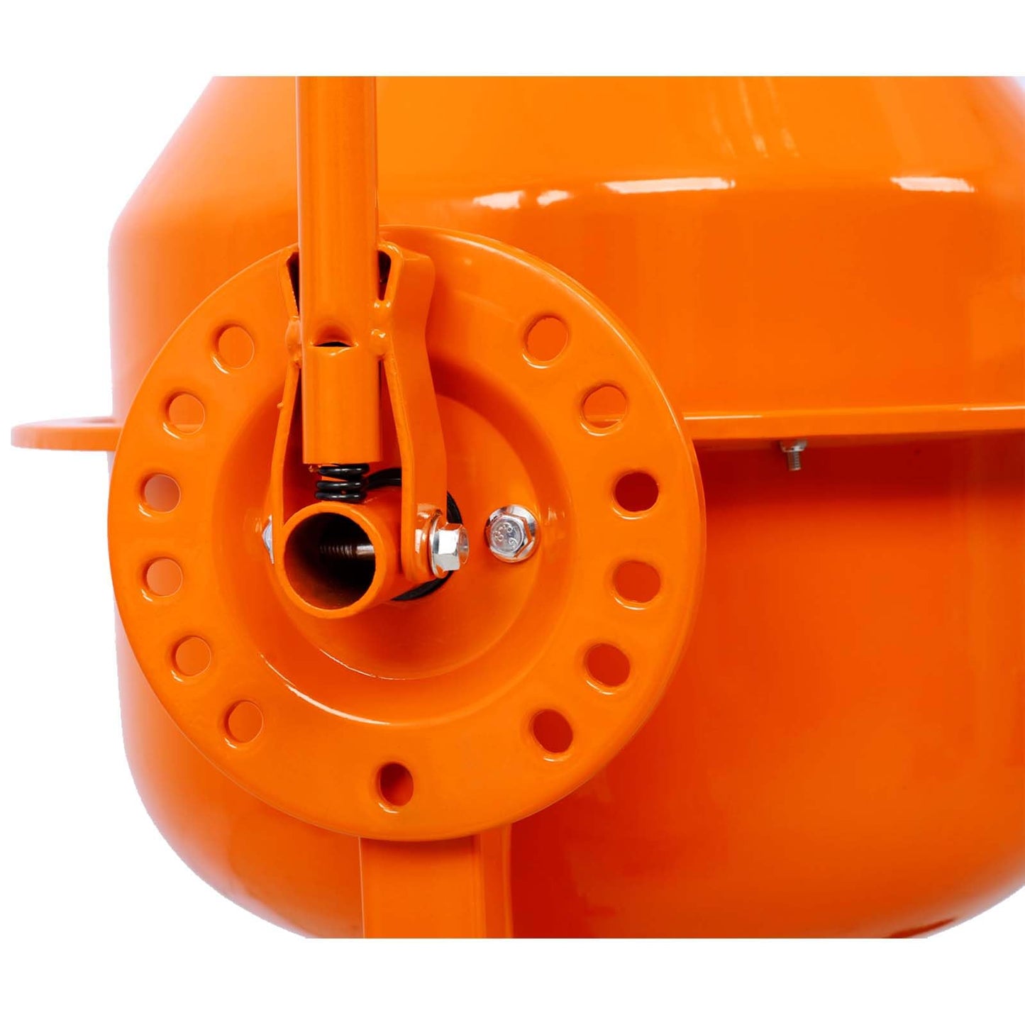 Electric Cement Mixer, 3 Cubic Ft, Portable Wheelbarrow Concrete Mixer with 550W Motor & 6-inch Wheels, 1/3 HP Concrete Mixing Machine Tools for Stucco, Mortar, Seeds, Feed (3 Cubic Ft)