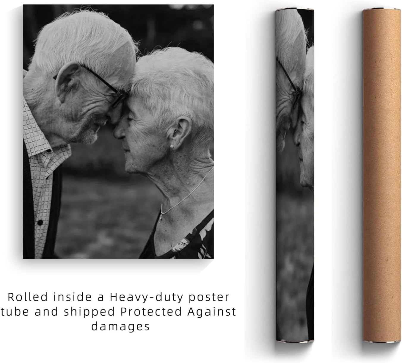 ZXDZSM Personalized Canvas Poster - Custom Photo Wall Art Print, Unframed, 20” x 40”