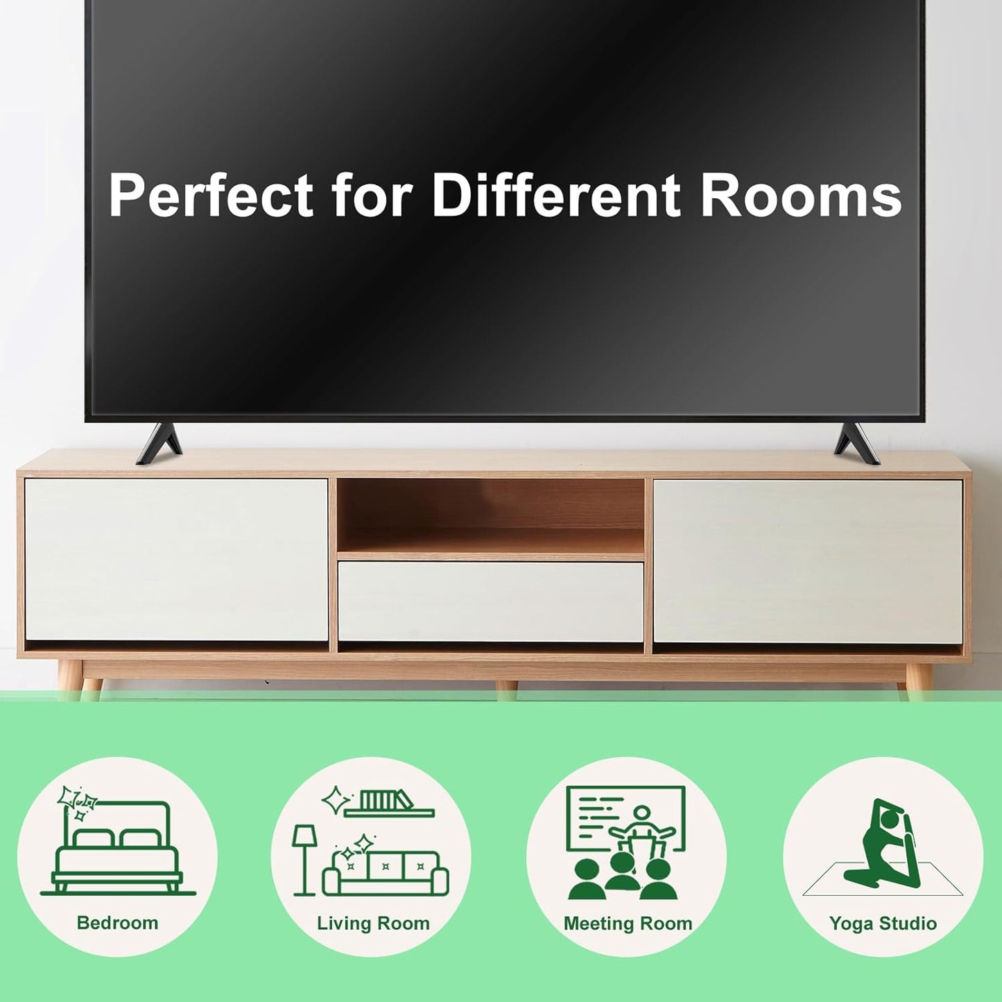 1.22cm/0.48inch 2.4cm/ 0.94inch, TV Stand for Sceptre TV Legs, for Sceptre TV Base Stand, Compatible with TV Holes