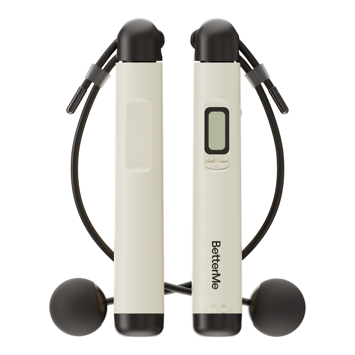 BetterMe Cordless Jump Rope with Counter - Tracks Jump Count & Workout Duration - Height Adjustable Jump Rope for Women and Men - Cordless Indoor Workout
