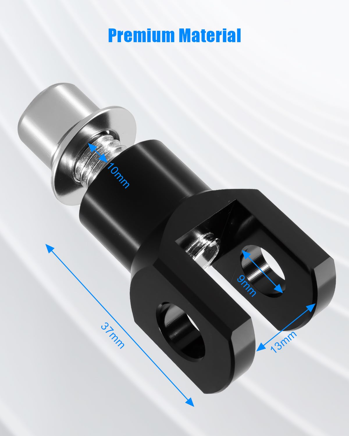 Motorcycle Foot Pegs Mount Supports Footrest Mounting Clevis Hardware Kit 29mm Fit for Harley Davidson FX Softail FXST FXR Low Rider Custom FXLR FXR Super Glide, Male Mount Style