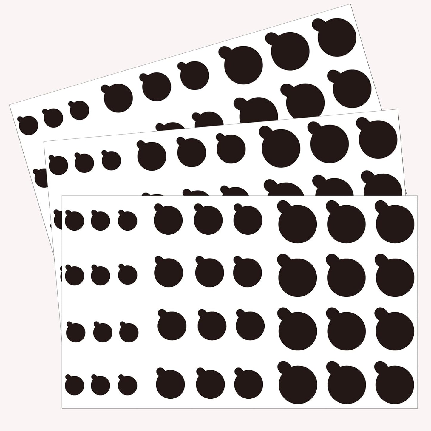 YEWROXY 108 PCS Phone Camera Cover, Black Webcam Cover Vinyl Stickers, Camera Covers for Computer,Cell