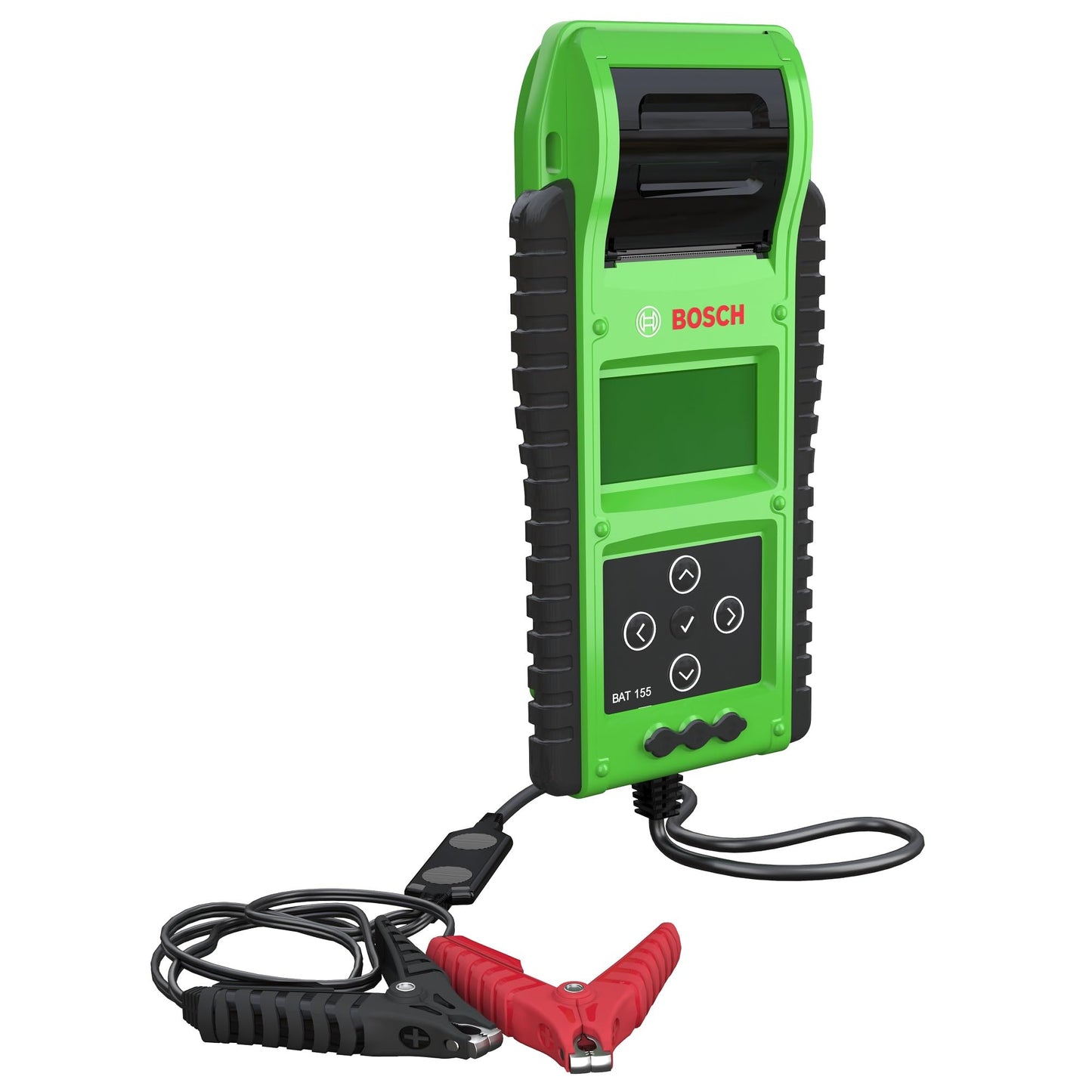 Bosch BAT155 Heavy Duty Battery Tester with Integrated Printer - Use with 6V and 12V Batteries, 12V and 24V Charging Systems