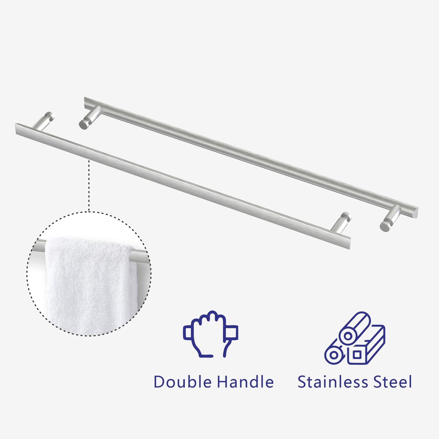 ENSO SENKA 60" W x 58" H Semi-Frameless Bypass Sliding Bathtub Shower Door, Easy-to-Clean Treated Clear Tempered Glass, Brushed Nickel
