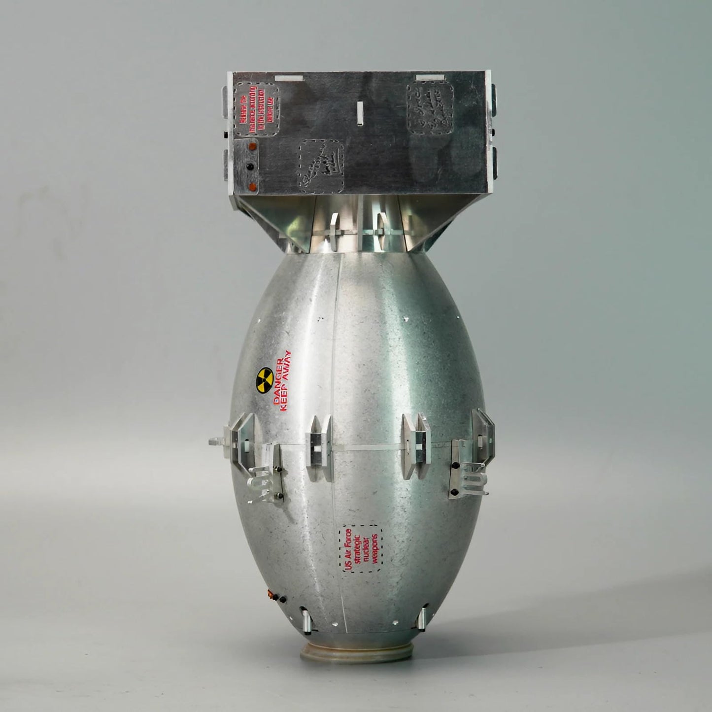 HumblePleb 1/12 Full Metal WWII American Fat Man Nuclear Bomb Assembly Model - A Great Collectible for Oppenheimer and Military - 3D Metal Puzzles for Adults