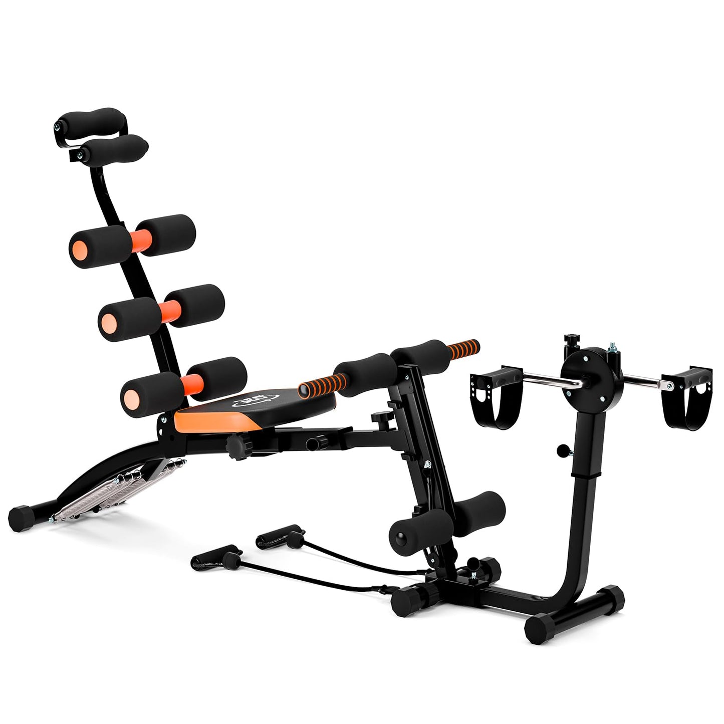 Adjustable Ab Machine for Stomach Workout, Multi-Functional Ab Crunch Trainer Bench, Abdominal Exercise Machine for Core, Legs, Arms – Maquina para Abdominales en Casa