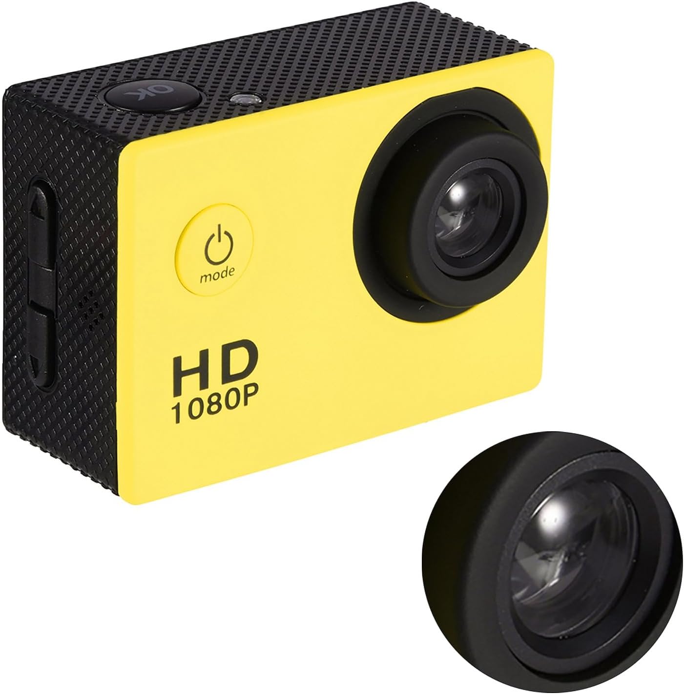 ASHATA 2" 30m Action Camera Camcorder with Screen, Depth Action Video Camera Camcorder with Bracket for Outdoor Sports