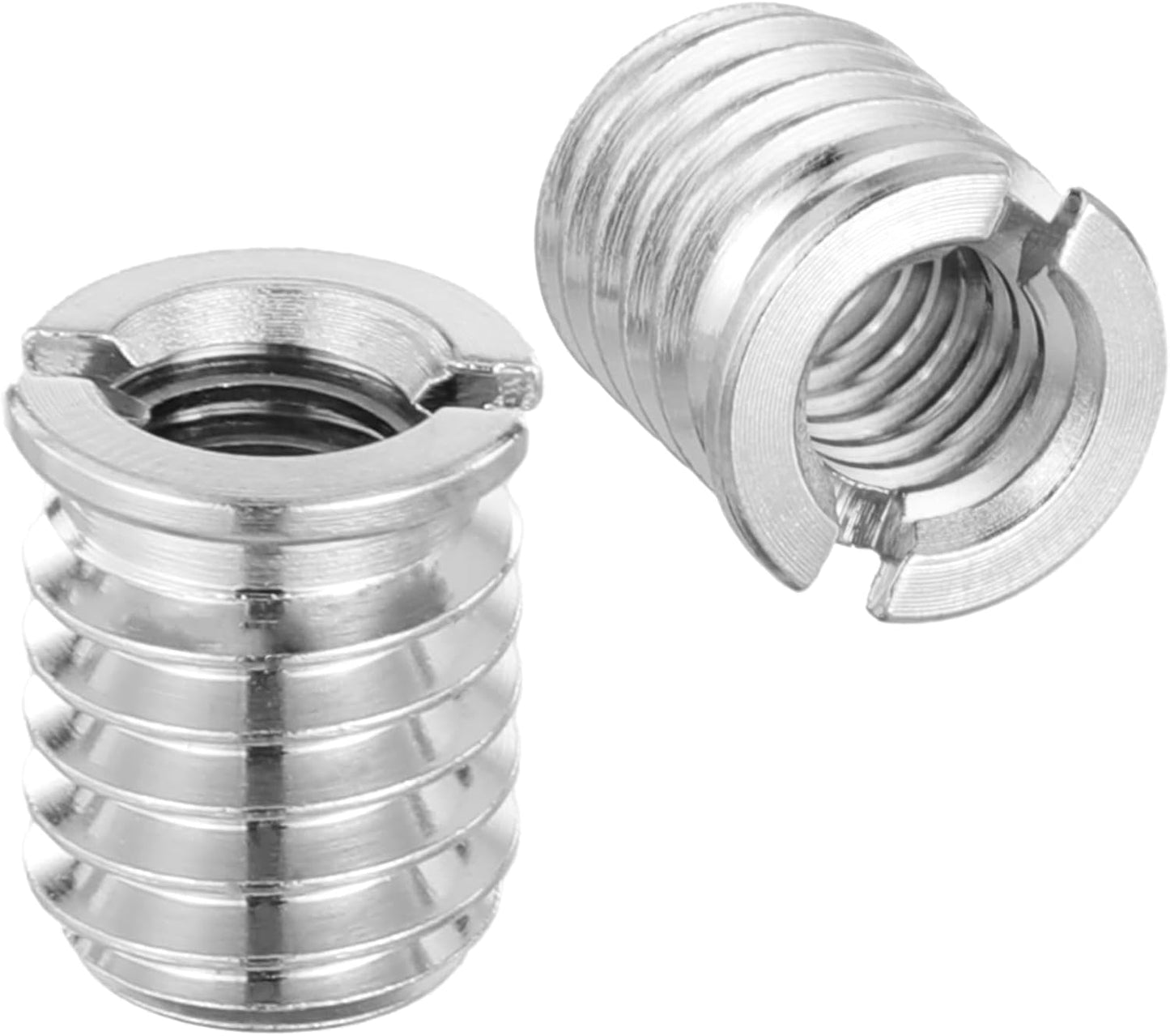 Zyghjort 4 1/4 3/8 1/4 3/8 12 Mm PCS to Adapter, Female to Male Adapter Tripod Thread Adapters Height Reducer Bushing