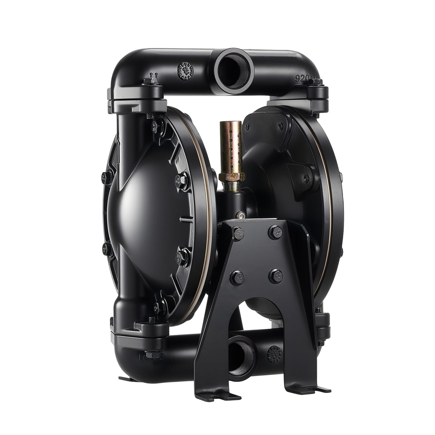VEVOR Air Operated Double Diaphragm Pump, 35 GPM, 1 inch Inlet & Outlet Pneumatic Waste Oil Transfer Pump, Max 114 PSI, Aluminum Alloy Body, Air-Operated for Diesel, Grease, Kerosene, Gasoline & Oil